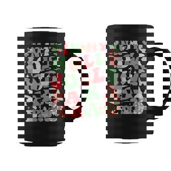 In My Holly Xmas Jolly Para Era Retro Christmas Jolly Para Coffee Mug - Thegiftio