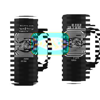 Hollywood Florida Cute Summer Fish Beach Coffee Mug - Thegiftio UK