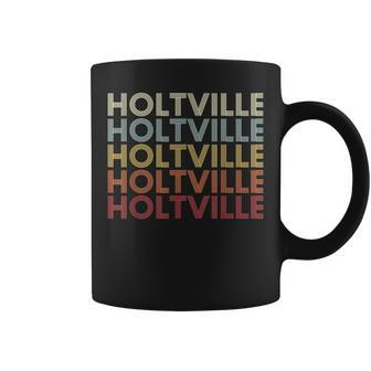 Holtville Alabama Holtville Al Retro Vintage Text Coffee Mug | Mazezy DE
