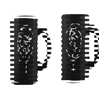 The Holy Rosary Virgin Mary Catholics Coffee Mug | Mazezy