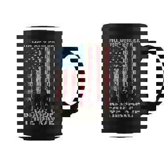 Home Of The Free Because Of The Brave American Flag Coffee Mug - Monsterry