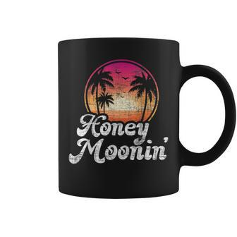 Honeymoonin - Vintage Sunset Honeymoon Vacation Marriage Coffee Mug | Mazezy