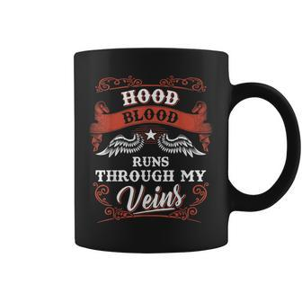 Hood Blood Runs Through My Veins Family Christmas Coffee Mug - Seseable