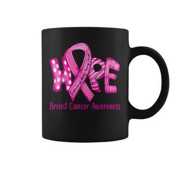 Hope Breast Cancer In October We Wear Pink Ribbon Coffee Mug - Thegiftio UK