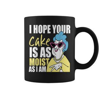 I Hope Your Cake Is As Moist As I Am Grandma Mothers Coffee Mug - Thegiftio UK