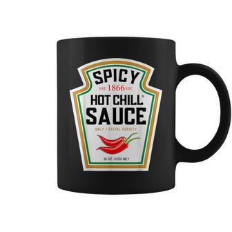 Hot Chili Sauce Easy Diy Matching Halloween Costume Matching Coffee Mug | Seseable UK