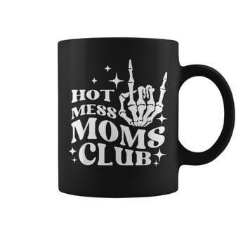 Hot Mess Moms Club Vintage Retro Mothers Day Mama Mom Gifts For Mom Funny Gifts Coffee Mug | Mazezy