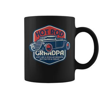 Hot Rod Grandpa Classic Car Owners Vintage Car Drivers Gift For Mens Coffee Mug | Mazezy