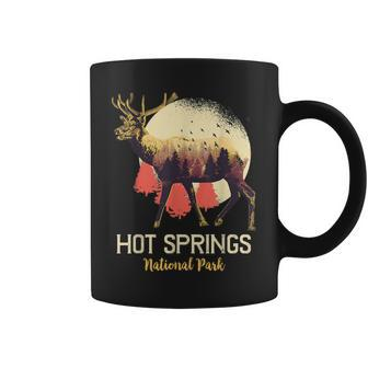 Hot Springs National Park T Vintage Deer Coffee Mug | Mazezy