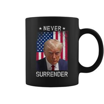 Hot Wanted Save America 2024 Never Surrender Coffee Mug