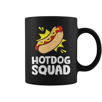 Hotdog Lover Team Hot Dog Funny Hotdog Squad Coffee Mug | Mazezy