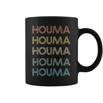 Houma Louisiana Pride Vintage State La Retro 70S Coffee Mug | Mazezy