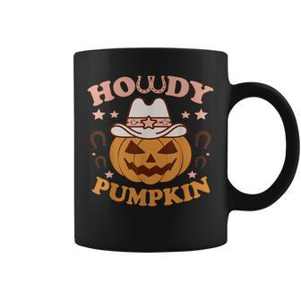 Howdy Pumpkin Rodeo Western Country Fall Southern Halloween Halloween Coffee Mug | Mazezy