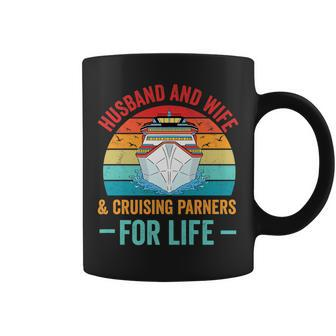 Husband And Wife Cruise Partners For Life Cruising Funny Coffee Mug - Seseable