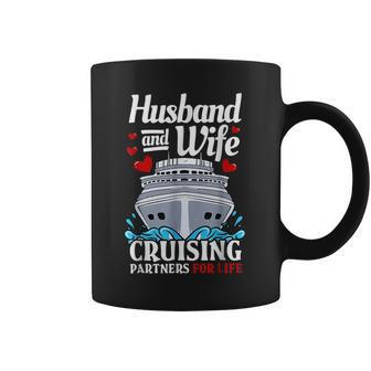 Husband And Wife Cruising Partners For Life Cruise Funny Gifts For Husband Coffee Mug | Mazezy