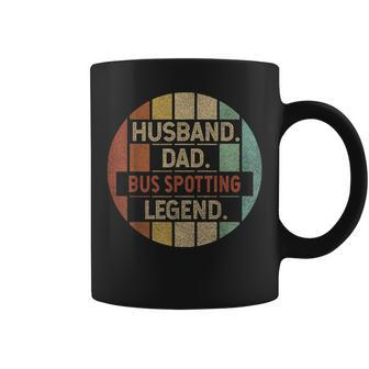 Husband Dad Bus Spotting Legend Vintage Coffee Mug | Mazezy