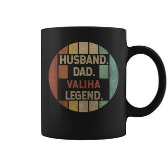 Husband Dad Valiha Legend Vintage Fathers Day Coffee Mug | Mazezy