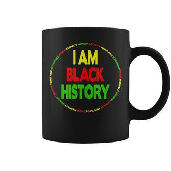 I Am Black History Month - African American Pride Honor Coffee Mug | Mazezy