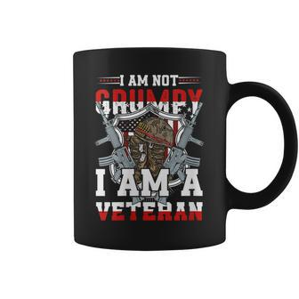 I Am Not Grumpy I Am A Veteran Military 4Th July Army Gift For Womens Coffee Mug | Mazezy
