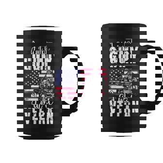 I Am Not Grumpy I Am A Veteran Patriotic Veteran Humor Coffee Mug - Seseable