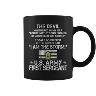 I Am The Storm Us Army E8 First Sergeant Coffee Mug | Mazezy