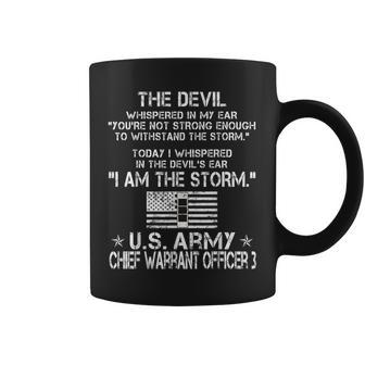 I Am The Storm Us Army W3 Chief Warrant Officer 3 Coffee Mug | Mazezy