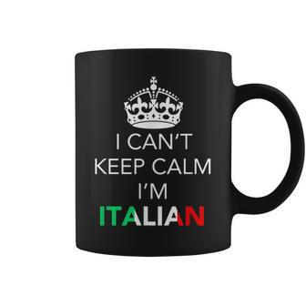 I Cant Calm Keep Im Italian Coffee Mug | Mazezy
