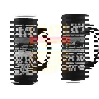 I Hate Pulling Out Funny Boat Captain Retro Boating Coffee Mug | Mazezy