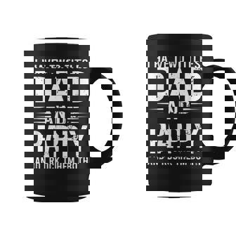 I Have Two Titles Dad And Pappy Funny Fathers Day Pappy Coffee Mug | Mazezy