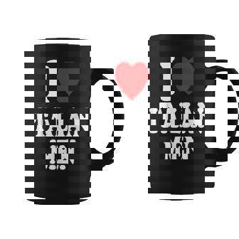 I Heart Love Italian Men Attraction Sexy Accent Hot Coffee Mug | Mazezy