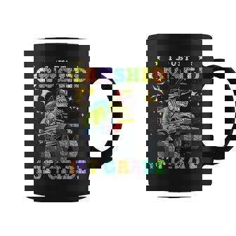 I Just Crush 1St Grade Dinosaur Rex Monster Truck Graduation Coffee Mug | Mazezy