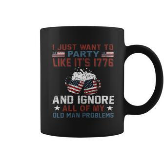 I Just Want To Party Like Its 1776 Shirt 4Th Of July Shirt Independence Day Shirt - Womens V-Neck Coffee Mug - Monsterry DE
