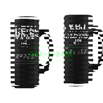I Keep All My Dad Jokes In A Dad-A-Base Funny Dad Joke Gift Coffee Mug - Thegiftio UK