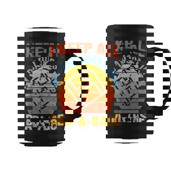 I Keep All My Dad Jokes In A Dadabase Vintage Fathers Day Coffee Mug | Mazezy