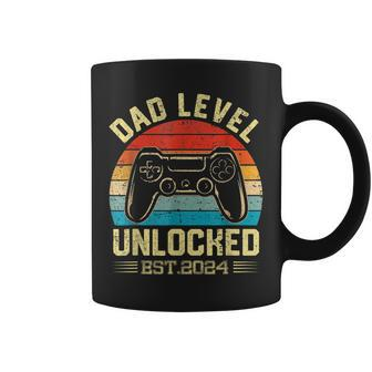 I Leveled Up To Dad 2024 Promoted To Daddy Level Unlocked Coffee Mug | Mazezy AU
