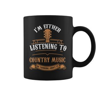 I Love Country Music Funny Country Lover Saying Coffee Mug - Thegiftio UK