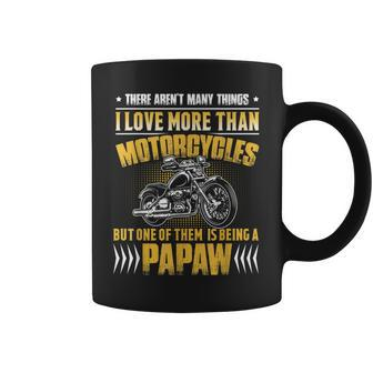 I Love More Than Motorcycles Is Being A Papaw Coffee Mug - Thegiftio UK
