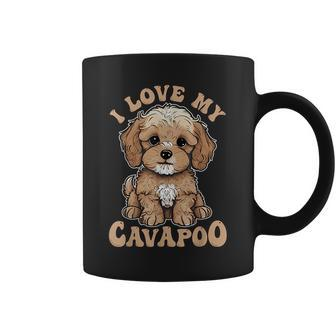 I Love My Cavapoo Dog Lover Cavoodle Owner Coffee Mug - Seseable