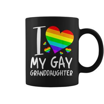 I Love My Gay Granddaughter Lgbt Month Family Proud Coffee Mug - Seseable