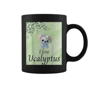 I Love Ucalyptus Koala Apparel Coffee Mug | Mazezy