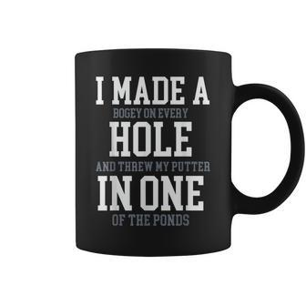 I Made A Hole In One Joke - Golfer Golf Lover Golfing Coffee Mug - Seseable