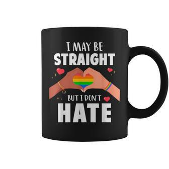I May Be Straight But I Dont Hate Gay Pride Lgbt Coffee Mug | Mazezy
