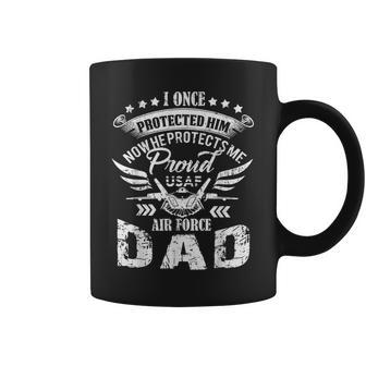 I Once Protected Him Proud Air Force Dad Coffee Mug | Mazezy