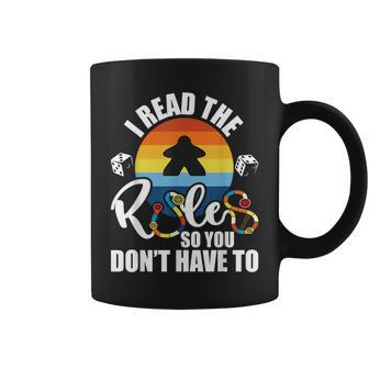 I Read The Rules So You Dont Have To - Tabletop Board Game Coffee Mug | Mazezy