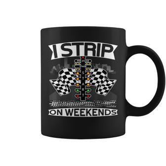 I Strip On Weekends Racecar Turbo Wheel Auto Engine Garage Coffee Mug | Mazezy