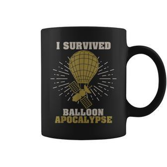 I Survived Balloon Apocalypse Funny Chinese Spy Surveillance Coffee Mug | Mazezy CA