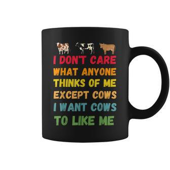 I Want Cows To Like Me Funny Cow Saying For Cow Lovers Coffee Mug | Mazezy