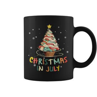 Ice Cream Christmas Tree Or Christmas In July Ice Cream Coffee Mug | Mazezy
