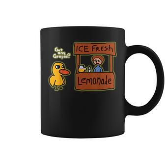 Ice Fresh Lemonade Duck Got Any Grapes Love Coffee Mug - Seseable