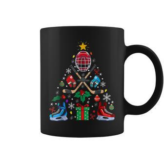 Ice Hockey Christmas Ornament Tree Boys Hockey Lovers Coffee Mug - Seseable